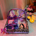 Beautiful purple basket for her