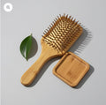 Premium Bamboo Wood Hair Brush – Natural Care for Healthy, Shiny Hair