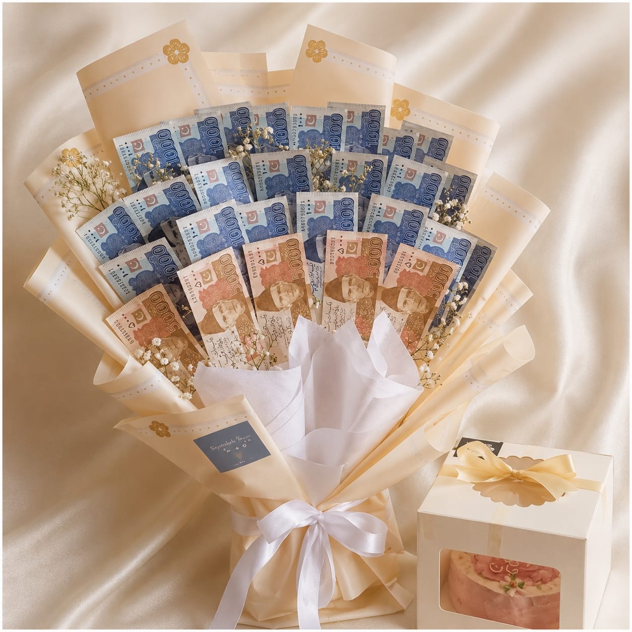 Eidi money bouquet