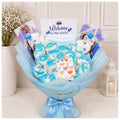Beautiful diapers bouquet for new born babies